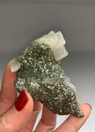 Unusual ! Barite with Pyrite