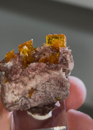 Wulfenite from Rowley mine, Arizona