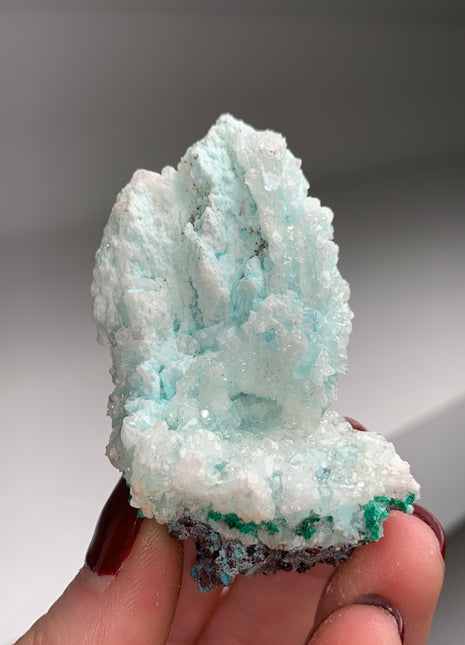 Rare Blue Aragonite from Mexico