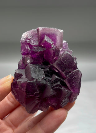 Purple Fluorite from Minerva # 1 mine, Illinois
