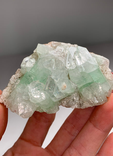 Green Apophyllite Crystals