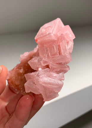 Pink Halite with Great Crystallization - from Searles Lake, California