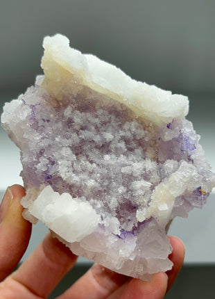 Fluorite on Celestine