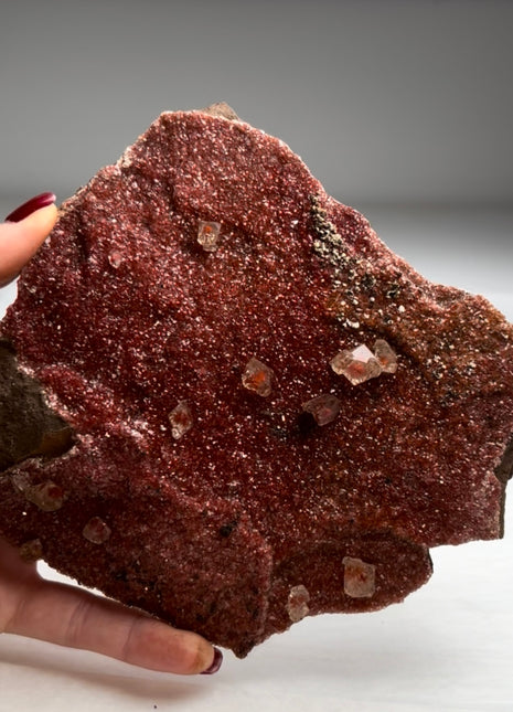Sparkling ! Red Calcite Specimen
