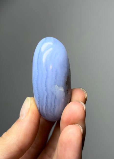 Blue Lace Agate Lingham