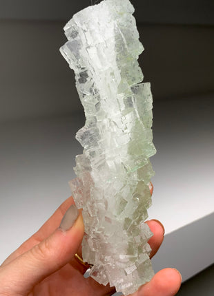 Stunning Green Halite Stalactite
 - From Lubin mine, Poland
