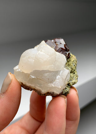 Wow ! Andradite Garnet with Prehnite and Epidote