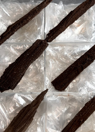 6 Piece Lot ! Rare Permineralized Fossil Wood with Quartz - From Germany