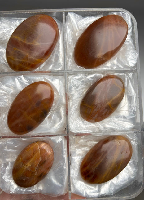 Rainbow Sunstone 6 Piece Lot !