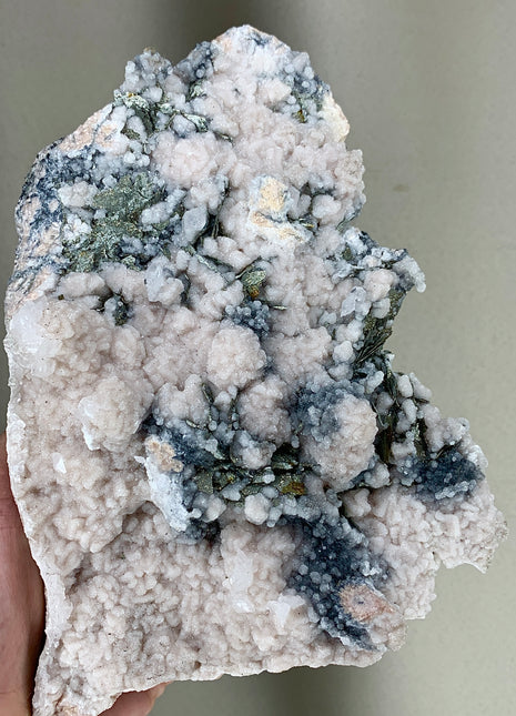 Wow !! Pink Rhodocrosite with Pyrrhotite and Boulangerite - From Trepca mine, Kosovo *