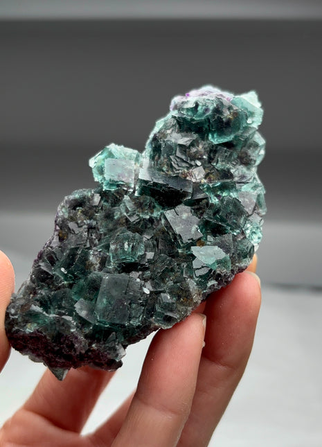 Blue Green Fluorite from Okorusu mine, Namibia