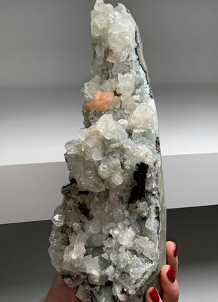 Very High Grade Apophyllite with Pink Stilbite # PM0213