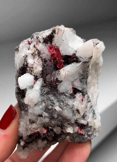 Magenta Red Erythrite Specimen - From Agoudal mine