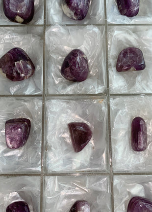 High Grade Flashy Lepidolite Lot - 12 Pieces !