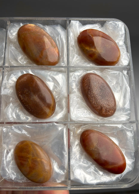 Rainbow Sunstone 6 Piece Lot !