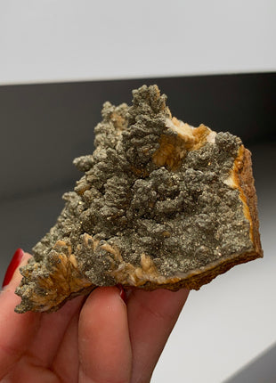 Yellow Barite Flower with Sparkly Pyrite 🔥 Special Price 💥