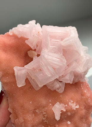 Pink Halite with Great Crystallization - from Searles Lake, California