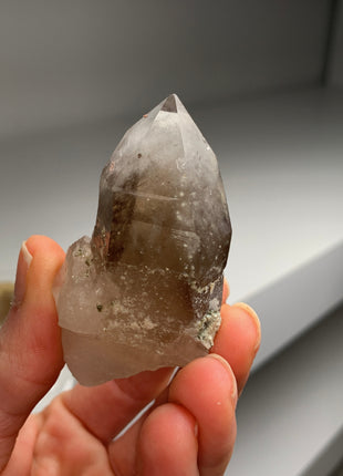 Smoky Phantom Quartz Lot - Hallelujah Junction, Nevada - 6 Pieces !