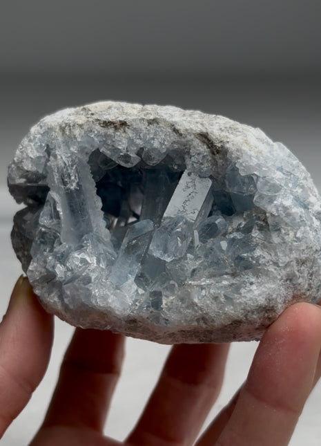 Blue Celestite Geode