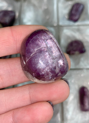 High Grade Flashy Lepidolite Lot - 12 Pieces !