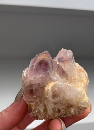 Amethyst with Yellow and Purple Phantoms - From Zambia