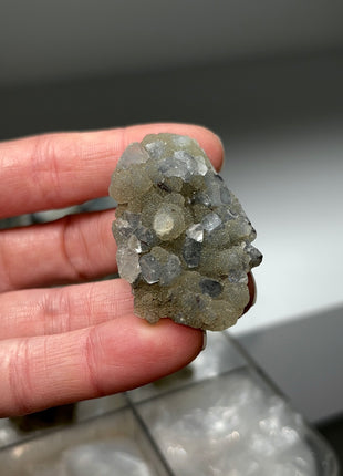 9 Pieces ! Druzy Blue Chalcedony Lot