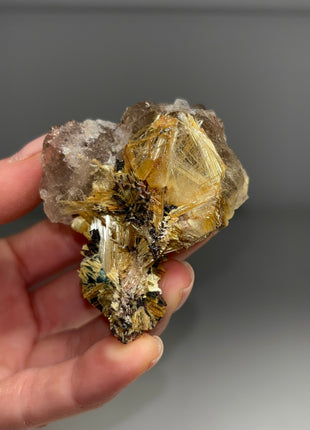 Golden Rutile Quartz from Brazil