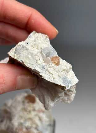 6 Pieces ! Champagne Topaz with Feldspar Lot