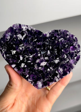 Amethyst Geode Heart PM1412
