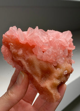 Pink Halite with Great Crystallization - from Searles Lake, California