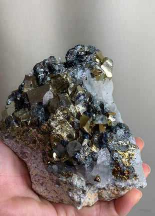 Pyrite with Galena, Quartz - From Indonesia Special Price 💥