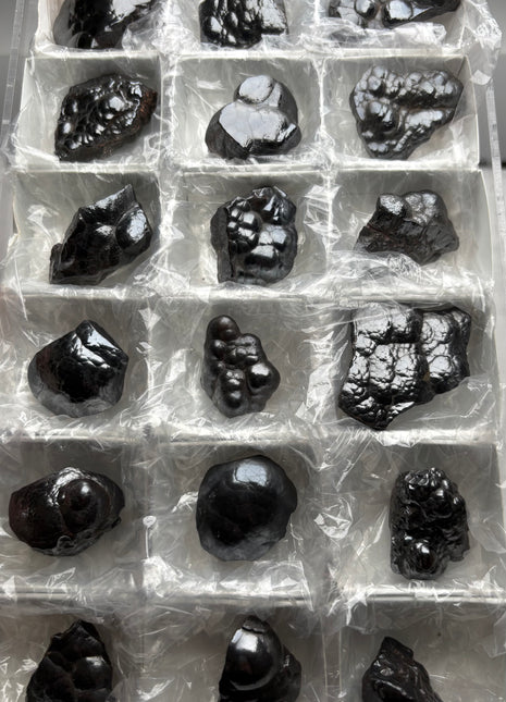 High grade botryoidal Hematite lot - 18 Pieces !