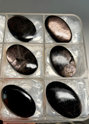 6 Piece Lot ! Velvety Hypersthene