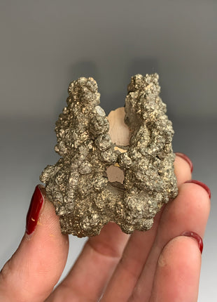 Unusual ! Pyrite on Rock Matrix Specimen