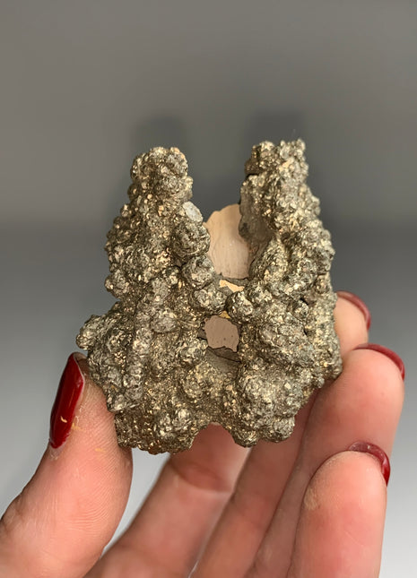 Unusual ! Pyrite on Rock Matrix Specimen