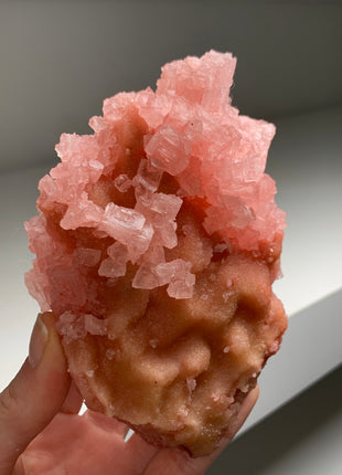 Pink Halite with Great Crystallization - from Searles Lake, California