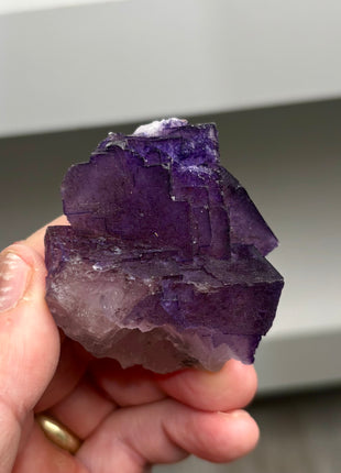 Blurple Fluorite from Muzquiz, Mexico
