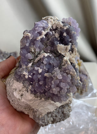 Wow !! Grape Agate Lot - From Sulawesi, Indonesia - 4 Pieces !