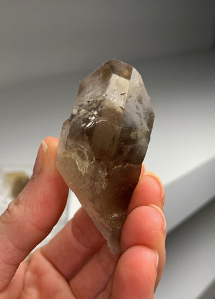 Smoky Phantom Quartz Lot - Hallelujah Junction, Nevada - 6 Pieces !