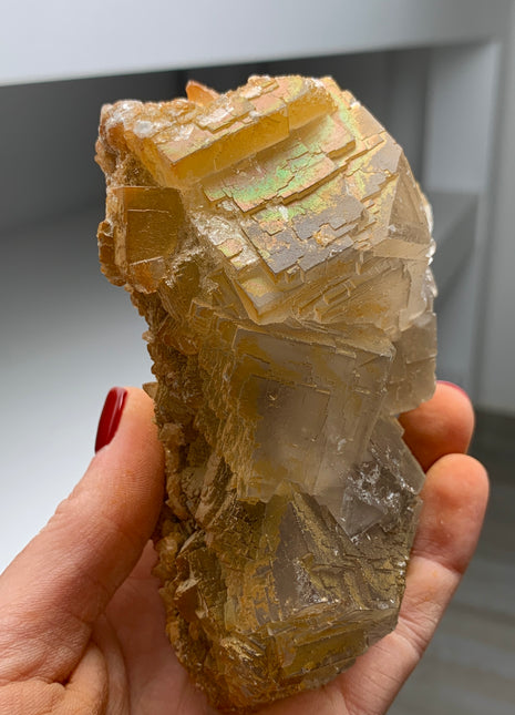 Rare ! Iridescent Rainbow Fluorite 🌈