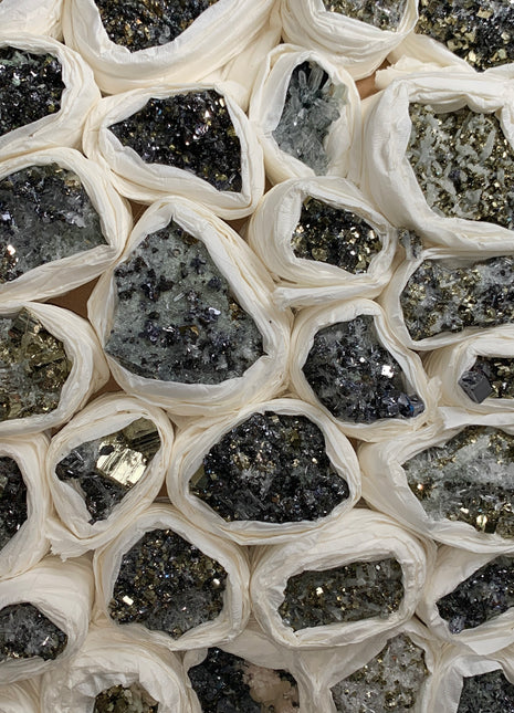 Pyrite, Galena, Quartz, Sphalerite Combo Specimens Lot - 28 Pieces !