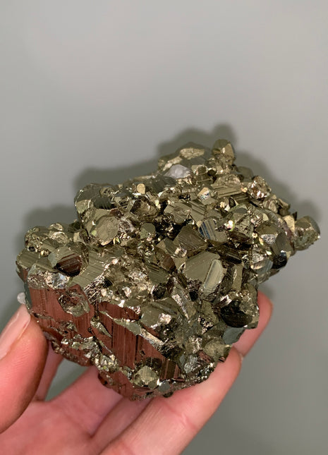 Very Lustrous Pyrite - From Huanzala, Peru
