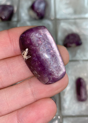 High Grade Flashy Lepidolite Lot - 12 Pieces !