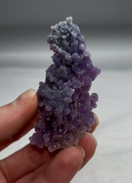 Blurple ! Grape Agate Specimen - From Sulawesi, Indonesia