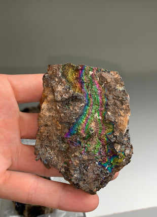 Very High Grade Rainbow Goethite Lot 🌈 From M. San Valentin, Spain 9 Pieces !