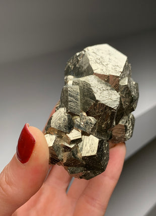 High Grade Pentadodecahedral Pyrite from Huanzala, Peru