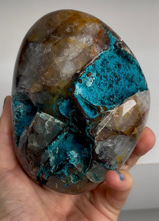 Blue Chrysocolla Geode PM1530