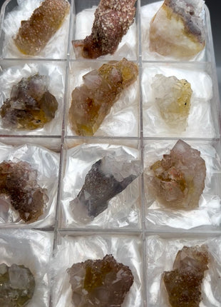 12 Pieces ! Quartz with Fluorite lot