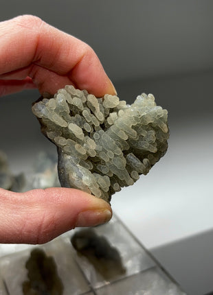 9 Pieces ! Druzy Blue Chalcedony Lot