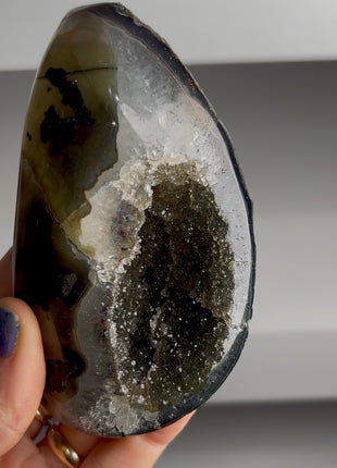 Druzy Green Quartz Geode PM1693